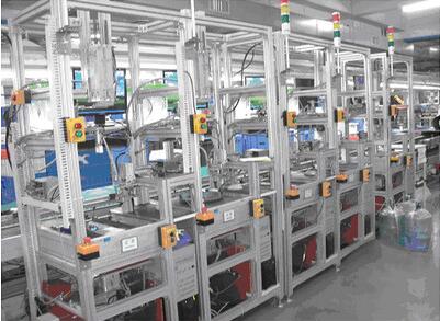 Automotive electronics assembly production line